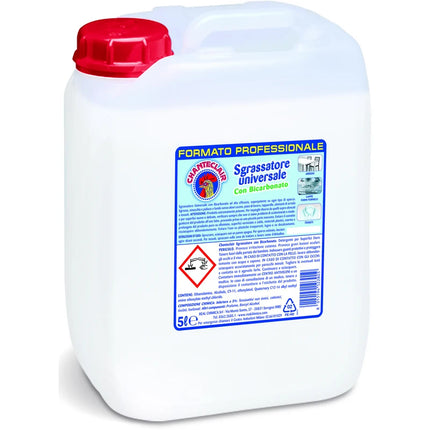 CHANTECLAIR SGRASSATORE CON BICARBONATO 5 LT TANICA FORMATO PROFESSIONALE