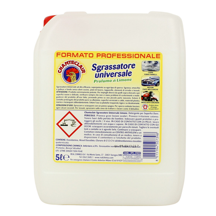 CHANTECLAIR SGRASSATORE PROFUMO DI LIMONE 5 LT TANICA FORMATO PROFESSIONALE