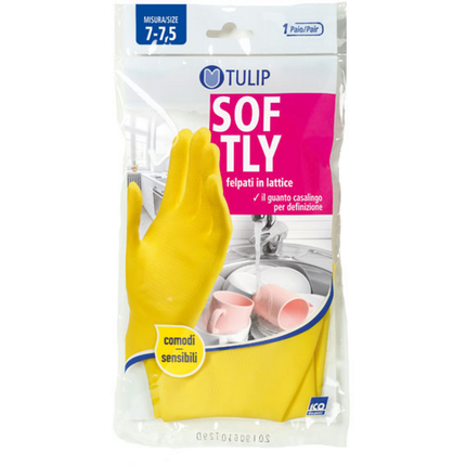 TULIP SOFTLY GUANTI FELPATI IN LATTICE 1 PAIO MISURA 7-7,5