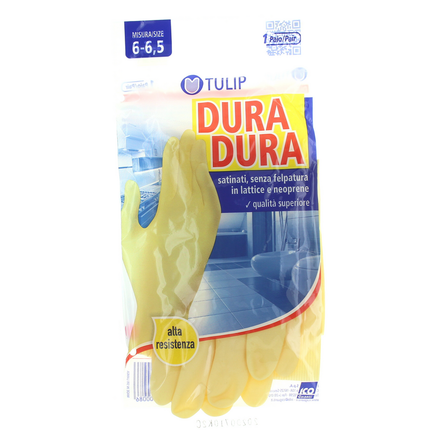 TULIP DURA DURA GUANTI SATINATI SENZA FELPATURA IN LATTICE e NEOPRENE MISURA 6-6,5