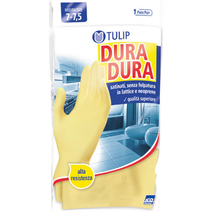 TULIP DURA DURA GUANTI SATINATI SENZA FELPATURA IN LATTICE e NEOPRENE MISURA 7-7,5