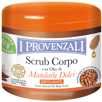 I PROVENZALI MANDORLE DOLCI SCRUB CORPO ESFOLIANTE VASO 600 grammi