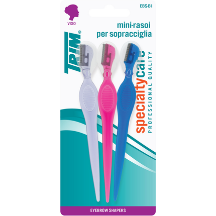 TRIM MINI RASOIO PER SOPRACCIGLIA 3 PZ