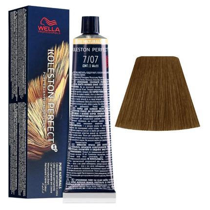 WELLA KOLESTON PERFECT ME PURE NATURALS TINTURA CAPELLI 7/07 BIONDO MEDIO NATURALE SABBIA