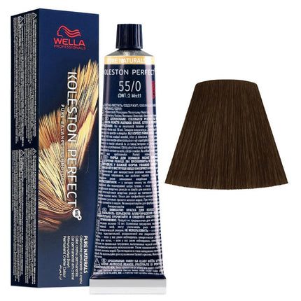 WELLA KOLESTON PERFECT ME PURE NATURALS TINTURA CAPELLI 55/0 CASTANO CHIARO INTENSO