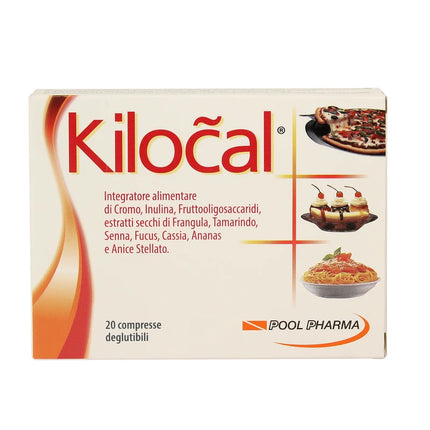 KILOCAL INTEGRATORE ALIMENTARE DI CROMO e INULINA 20 COMPRESSE