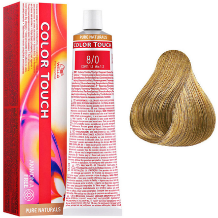 WELLA COLOR TOUCH AMMONIA FREE 8/0 BIONDO CHIARO