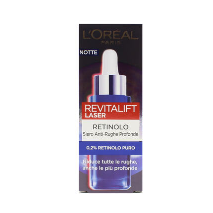 L'OREAL REVITALIFT LASER SIERO RETINOLO PURO NOTTE 30 ML