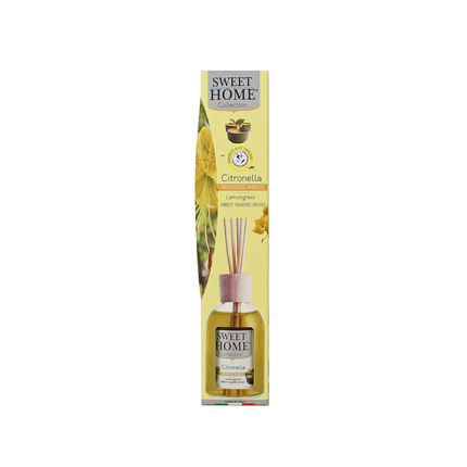 SWEET HOME PROFUMATORE AMBIENTE CON BASTONCINI CITRONELLA 100 ML