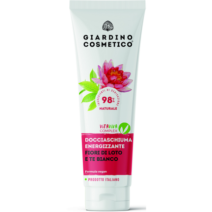 GIARDINO COSMETICO DOCCIASCHIUMA ENERGIZZANTE FIORI DI LOTO E TE BIANCO TUBO 250 ML