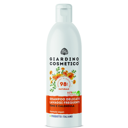 GIARDINO COSMETICO SHAMPOO DELICATO LAVAGGI FREQUENTI TIMO E CALENDULA 250 ML