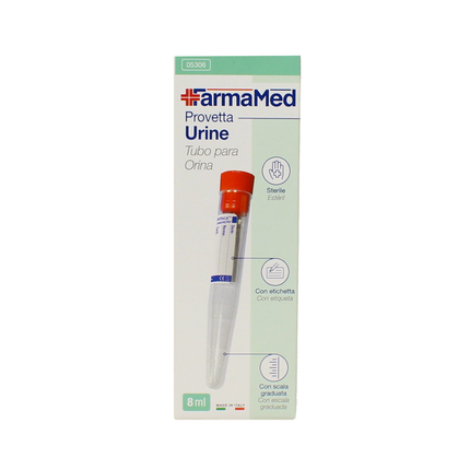 FARMAMED PROVETTA STERILE PER ANALISI URINE 10 ML