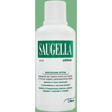 SAUGELLA ATTIVA pH3,5 PROTEZIONE ATTIVA IGIENE INTIMA CON ESTRATTO DI TIMO 250 ML