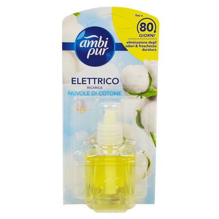 AMBIPUR ELETTRICO RICARICA LIQUIDA NUVOLE DI COTONE 20 ML