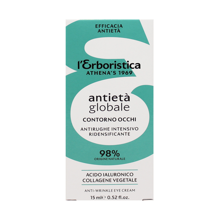 L'ERBOR.ANTIETA' GLOBALE CONTORNO OCCHI ANTIRUGHE INTENSIVO ACIDO IALURONICO E COLLAGENE VEGETALE 15 ML