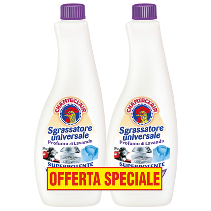 CHANTECLAIR SGRASSATORE RICARICA LAVANDA 2 PEZZI DA 600 ML