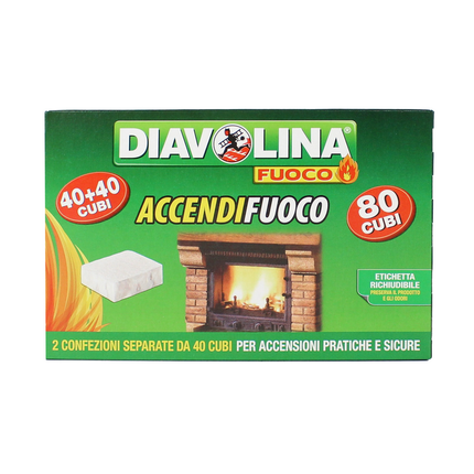 DIAVOLINA ACCENDIFUOCO 80 CUBI