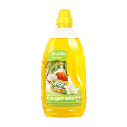 ALGA BIO SAPONE IN GEL CONCENTRATO BUCATO A MANO e LAVATRICE 20 LAVAGGI