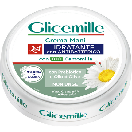 GLICEMILLE CREMA MANI IDRATANTE E VELLUTANTE CON ANTIBATTERICO GIARA 100 ML