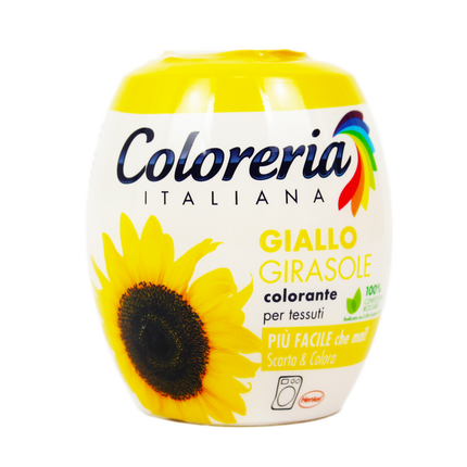 COLORERIA ITALIANA GIALLO GIRASOLE COLORANTE PER TESSUTI