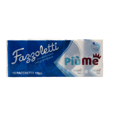 PIUME FAZZOLETTI 4 VELI 10x10