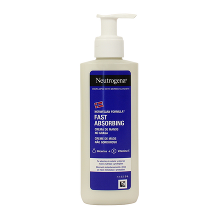 NEUTROGENA CREMA MANI ASSORBIMENTO RAPIDO CON EROGATORE 150 ML