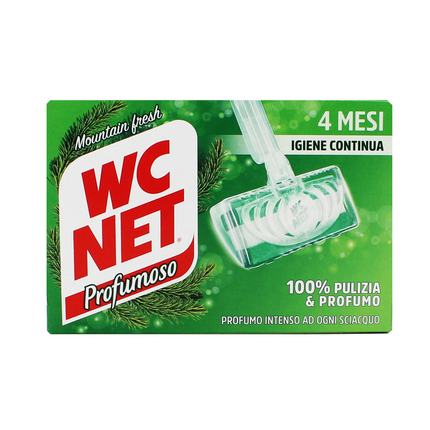 WC NET PROFUMOSO TAVOLETTA SOLIDA MOUNTAIN FRESH IGIENE CONTINUA 4 PZ
