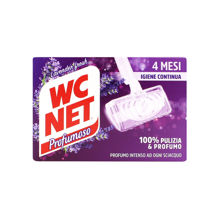 WC NET PROFUMOSO TAVOLETTA SOLIDA LAVENDER FRESH IGIENE CONTINUA 4 PZ