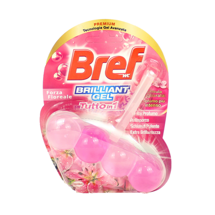 BREF WC BRILLIANT GEL TUTTOin1 MONO TAVOLETTA FORZA FLOREALE