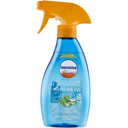 LEOCREMA SOLARE ACQUA SOLARE ABBRONZANTE MENTA & ALOE VERA RINFRESCANTE 250 ML