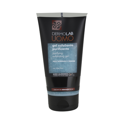 DERMOLAB UOMO GEL ESFOLIANTE PURIFICANTE PELLI NORMALI E GRASSE 150 ML