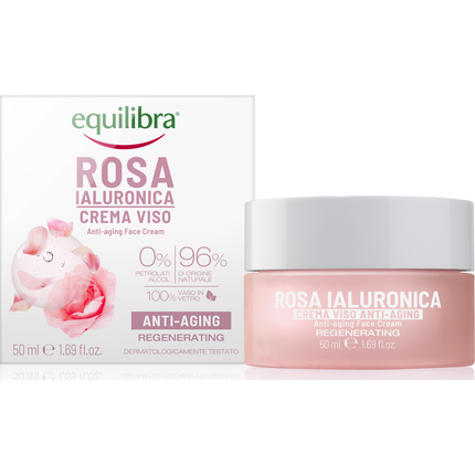 EQUILIBRA ROSA IALURONICA CREMA VISO ANTI AGING 50 ML