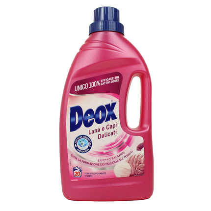 DEOX DETERSIVO LIQUIDO LANA e CAPI DELICATI 20 LAVAGGI