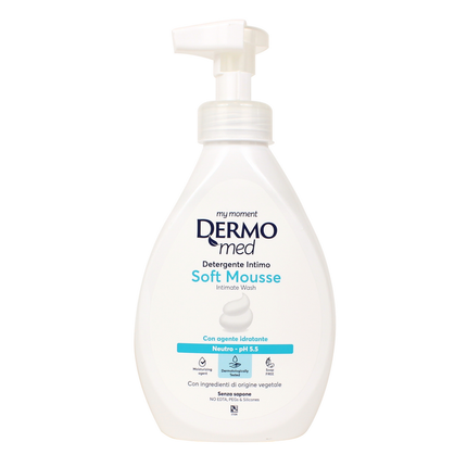 DERMOMED INTIMO SOFT MOUSSE NEUTRO PH 5,5 DISPENSER 600 ML