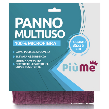 PIUME PANNO MULTIUSO IN MICROFIBRA 35x35 CM.