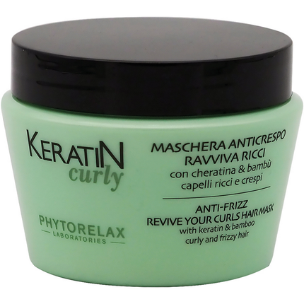 PHYTORELAX KERATIN CURLY MASCHERA RAVVIVA RICCCI ANTICRESPO 250 ML