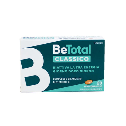 BE-TOTAL INTEGRATORE ALIMENTARE COMPLESSO BILANCIATO DI VITAMINE B 20 COMPRESSE RIVESTITE