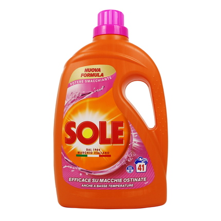 SOLE DETERSIVO LIQUIDO BUCATO LAVATRICE POTERE SMACCHIANTE 41 LAVAGGI LT 1,845