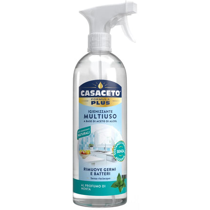 CASACETO PLUS MULTIUSO IGIENIZZANTE SPRAY AL PROFUMO DI MENTA 750 ML