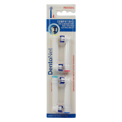 DENTONET RICAMBIO SPAZZOLINI ELETTRICI EB20 4 PEZZI
