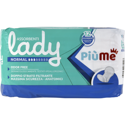 PIUME ASSORBENTI LADY NORMAL 12 PEZZI DISPOSITIVO MEDICO CE CL1