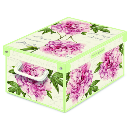LAVATELLI SCATOLA PICCOLA PEONIE 25x35x17,5