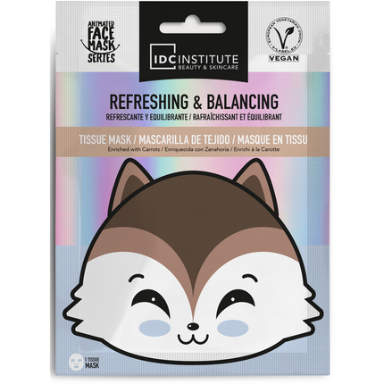 IDC INSTITUTE MASCHERA VISO IN TESSUTO RINFRESCANTE E RIEQUILIBRANTE