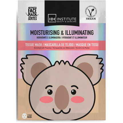 IDC INSTITUTE MASCHERA VISO IN TESSUTO ILLUMINANTE E IDRATANTE