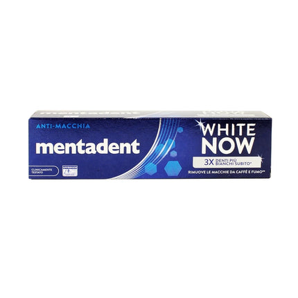 MENTADENT DENTIFRICIO WHITE NOW 3 X ANTI MACCHIA 75 ML