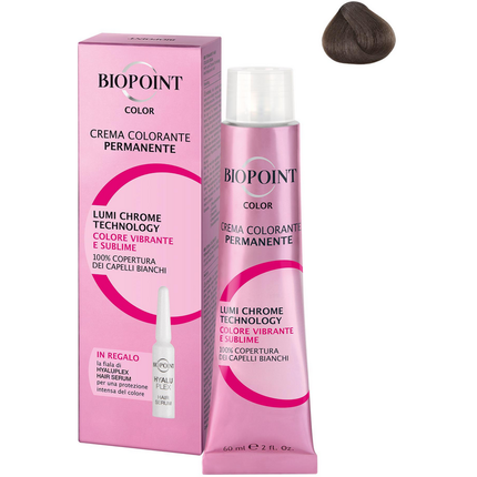 BIOPOINT 06 BIONDO SCURO + FIALA SERUM PERSONAL PROFESSIONAL COLOR CREMA COLORANTE PERMANENTE