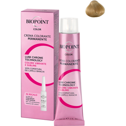 BIOPOINT 9.3 BIONDO CHIARISSIMO DORATO + FIALA SERUM PERSONAL PROFESSIONAL COLOR CREMA COLORANTE PERMAMENTE