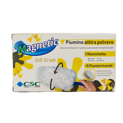 PIUMINI MAGNETIC 5 RICAMBI + MANICHETTO 360° CSC