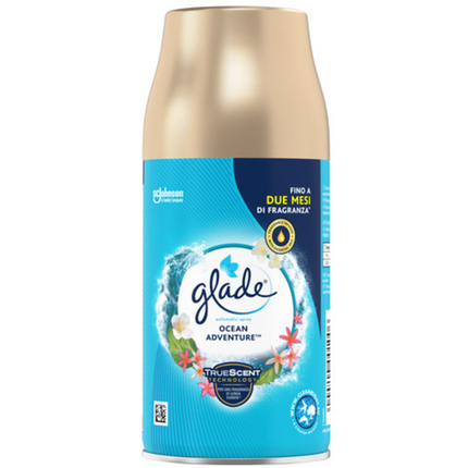 GLADE AUTOMATIC SPRAY RICARICA OCEAN ADVENTURE 269 ML - FINO A DUE MESI DI PROFUMO