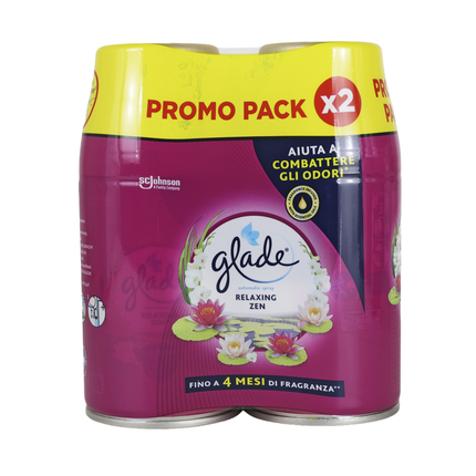 GLADE AUTOMATIC SPRAY RICARICA RELAXING ZEN 2 PEZZI DA 269 ML